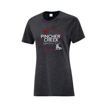 Load image into Gallery viewer, LADIES&#39; EVERYDAY COTTON TSHIRT - ATC1000L - PINCHER CREEK SKATE CLUB - HP