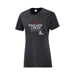 LADIES' EVERYDAY COTTON TSHIRT - ATC1000L - PINCHER CREEK SKATE CLUB - HP