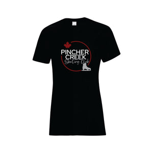 LADIES' EVERYDAY COTTON TSHIRT - ATC1000L - PINCHER CREEK SKATE CLUB - HP