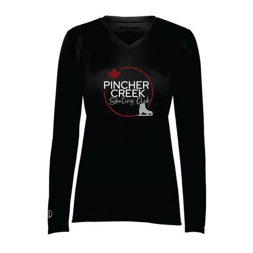 LADIES' HOLLOWAY MOMENTUM LONG SLEEVE - 222824 - PINCHER CREEK SKATE CLUB - HP