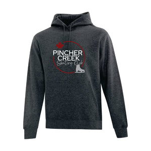 UNISEX EVERYDAY FLEECE HOODIE - ATCF2500 - PINCHER CREEK SKATE CLUB - HP