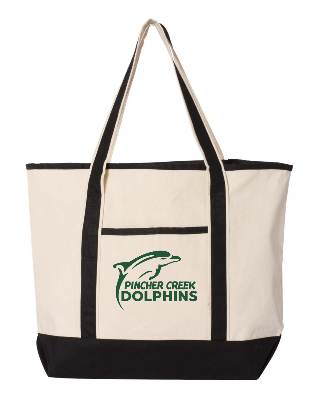 LARGE CANVAS DELUXE TOTE - Q1500 - PC DOLPHINS - HP