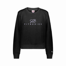 Load image into Gallery viewer, LADIES' ATHLETIC FLEECE CROP CREW - 126300 - SGB FITBODIES - HP