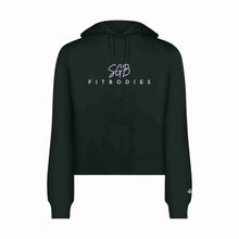 Load image into Gallery viewer, LADIES' ATHLETIC FLEECE CROP HOODIE - 126100 - SGB FITBODIES - HP