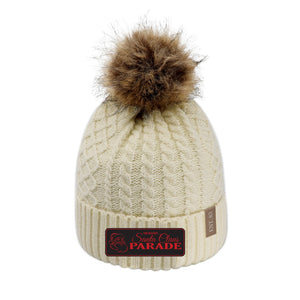 LADIES' POM POM TOQUE - 1E140L - SANTA CLAUS PARADE - PATCH