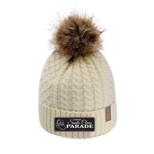 LADIES' POM POM TOQUE - 1E140L - SANTA CLAUS PARADE - PATCH