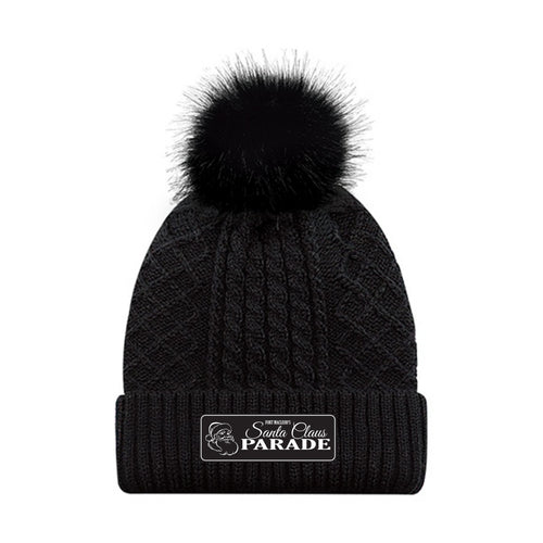 LADIES' POM POM TOQUE - 1E140L - SANTA CLAUS PARADE - PATCH