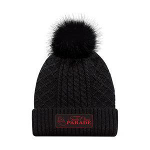 LADIES' POM POM TOQUE - 1E140L - SANTA CLAUS PARADE - PATCH