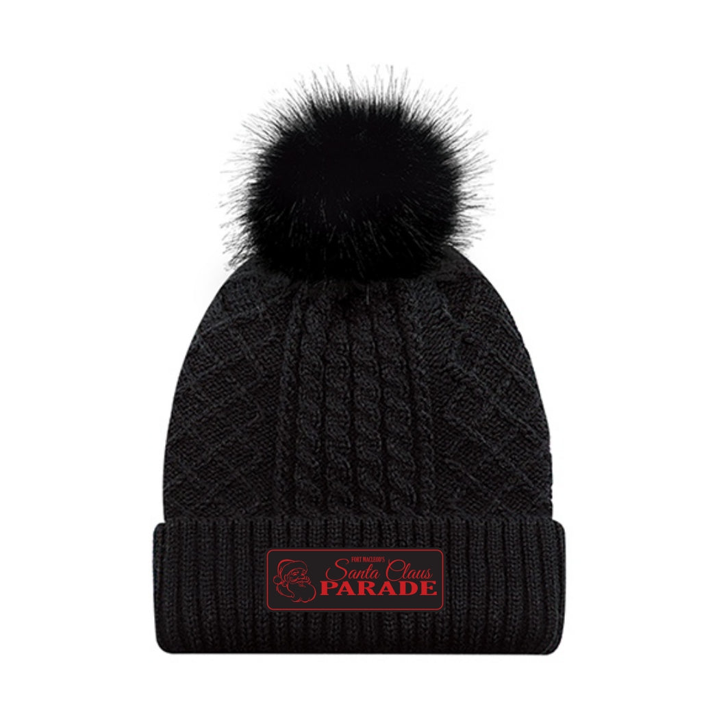 LADIES' POM POM TOQUE - 1E140L - SANTA CLAUS PARADE - PATCH