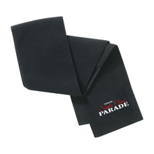 Load image into Gallery viewer, POLYESTER FLEECE SCARF - 6W540M - SANTA CLAUS PARADE - EMB or HP