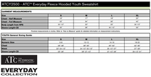 Load image into Gallery viewer, YOUTH EVERYDAY FLEECE HOODIE - ATCY2500 - PINCHER CREEK SKATE CLUB - HP