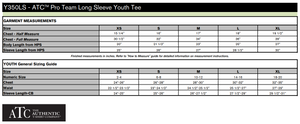 YOUTH PRO TEAM LONG SLEEVE - Y350LS - PINCHER CREEK SKATE CLUB - HP