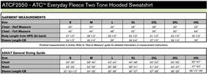 UNISEX FLEECE TWO-TONE HOODIE - ATCF2550 - SANTA CLAUS PARADE - HP