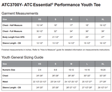 Load image into Gallery viewer, YOUTH ESSENTIAL PERFORMANCE TSHIRT - ATC3700Y - FOOTHILLS YETIS - HP