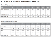 Load image into Gallery viewer, LADIES&#39; ESSENTIAL PERFORMANCE TSHIRT - ATC3700L - FOOTHILLS YETIS - HP