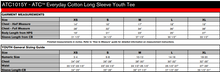 Load image into Gallery viewer, YOUTH EVERYDAY COTTON LONG SLEEVE - ATC1015Y - CNP THUNDER - HP LEFT CHEST