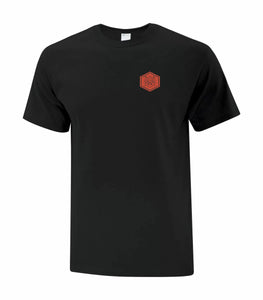 UNISEX EVERYDAY COTTON TSHIRT - ATC1000 - PC CURLING CLUB - PATCH & HP