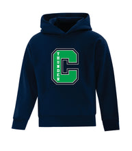 Load image into Gallery viewer, YOUTH EVERYDAY FLEECE HOODIE - ATCY2500 - CLARESHOLM THUNDER - EMB or HP