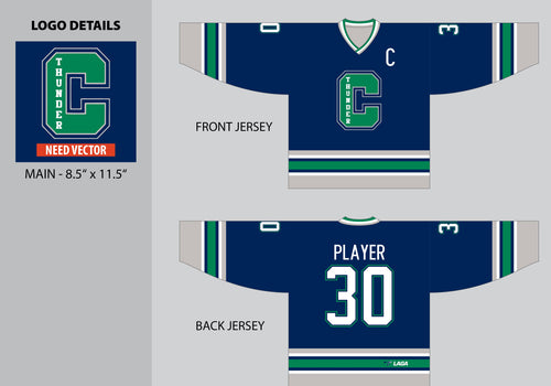 CLARESHOLM THUNDER FAN JERSEY: PRE-SALE ONLY!!