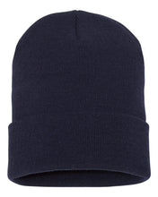 Load image into Gallery viewer, CLASSIC CUFFED KNIT TOQUE- EMBROIDERED