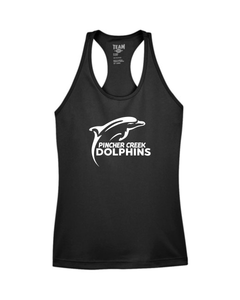 WOMEN'S TEAM 365 PERFORMANCE RACERBACK TANK - TT11WRC - PC DOLPHINS - HP
