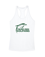 Load image into Gallery viewer, WOMEN&#39;S TEAM 365 PERFORMANCE RACERBACK TANK - TT11WRC - PC DOLPHINS - HP