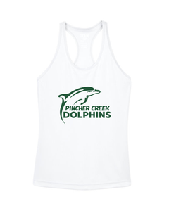 WOMEN'S TEAM 365 PERFORMANCE RACERBACK TANK - TT11WRC - PC DOLPHINS - HP
