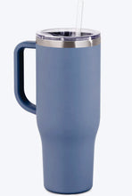 Load image into Gallery viewer, 40 OZ TUMBLER W/STRAW AND HANDLE
