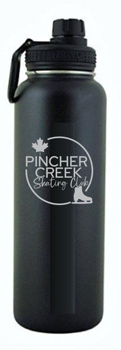 40oz. THERMOFLASK WATER BOTTLE - PINCHER CREEK SKATE CLUB - LASER ENGRAVE