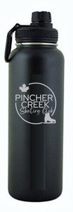 40oz. THERMOFLASK WATER BOTTLE - PINCHER CREEK SKATE CLUB - LASER ENGRAVE