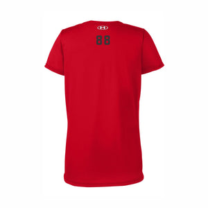 WOMEN'S UNDER ARMOUR TEAM TECH SHIRT - 1376847 - VULCAN VIPERS - HP