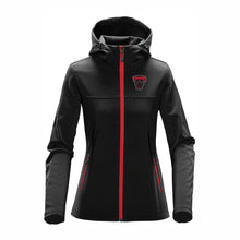Load image into Gallery viewer, WOMEN&#39;S ORBITER SOFTSHELL HOODY - KSH-1W - VULCAN VIPERS - EMB