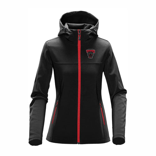 WOMEN'S ORBITER SOFTSHELL HOODY - KSH-1W - VULCAN VIPERS - EMB