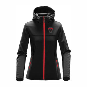 WOMEN'S ORBITER SOFTSHELL HOODY - KSH-1W - VULCAN VIPERS - EMB