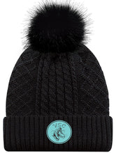 Load image into Gallery viewer, LADIES' POM POM TOQUE - 1E140L - VULCAN SKATING CLUB - PATCH