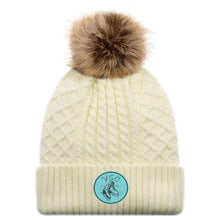 Load image into Gallery viewer, LADIES' POM POM TOQUE - 1E140L - VULCAN SKATING CLUB - PATCH