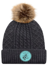 Load image into Gallery viewer, LADIES' POM POM TOQUE - 1E140L - VULCAN SKATING CLUB - PATCH