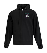 Load image into Gallery viewer, UNISEX FLEECE ZIPUP HOODIE - ATCF2600 - VULCAN SKATING CLUB - EMB