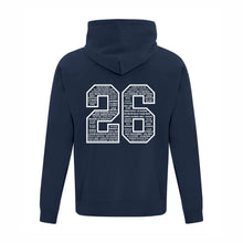 Load image into Gallery viewer, UNISEX EVERYDAY FLEECE HOODIE - ATCF2500 - WCCHS GRAD - NAVY