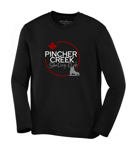 YOUTH PRO TEAM LONG SLEEVE - Y350LS - PINCHER CREEK SKATE CLUB - HP