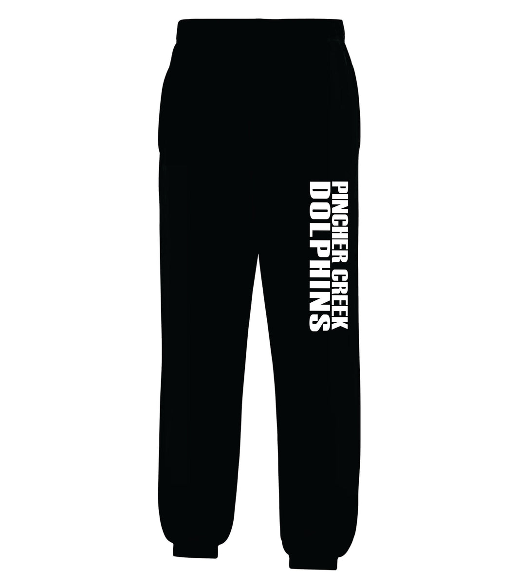 SWEAT PANTS, CUFFED BOTTOM - ATCY2800 - PC DOLPHINS LOGO - YOUTH - HP