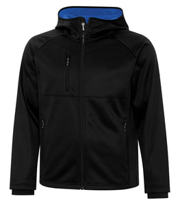 DISCONTINUED DRYFRAME® BONDED TECH FLEECE WATER RESISTANT FULL ZIP HOODED JACKET - DF7687