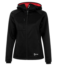 Load image into Gallery viewer, DISCONTINUED DRYFRAME® BONDED TECH FLEECE WATER RESISTANT FULL ZIP HOODED LADIES&#39; JACKET - DF7687L