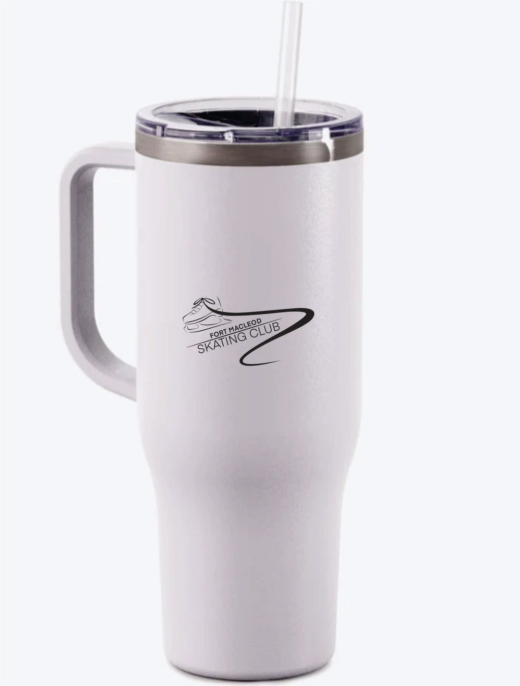 40 oz TUMBLER WITH STRAW AND HANDLE