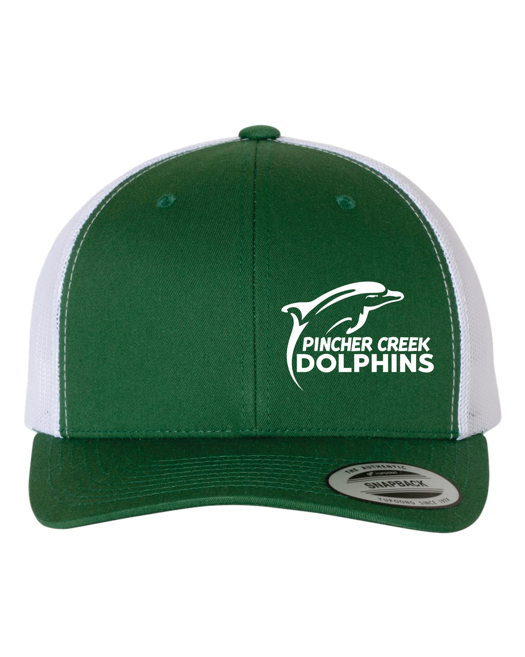YP CLASSICS RETRO TRUCKER CAP - 6606 - PC DOLPHINS - EMB