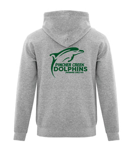 UNISEX FLEECE HOODED SWEATSHIRT - ATCF2500 - PC DOLPHIN - HP