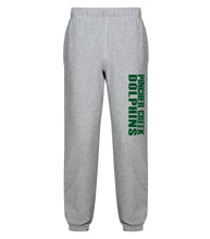 Load image into Gallery viewer, SWEAT PANTS, CUFFED BOTTOM - ATCY2800 - PC DOLPHINS LOGO - YOUTH - HP