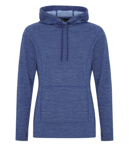 DYNAMIC HEATHER FLEECE HOODED LADIES SWEATSHIRT