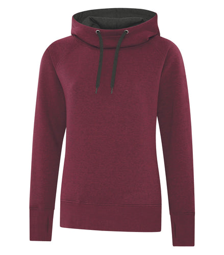 ATC™ ESACTIVE® VINTAGE HOODED LADIES' SWEATSHIRT - L2045 - Cardinal Heather