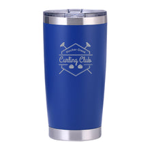Load image into Gallery viewer, 20oz. TRAVEL MUG - PC CURLING CLUB - LASER ENGRAVE